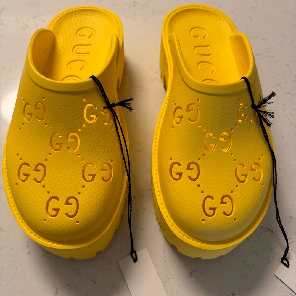 Gucci GG Platform Clogs